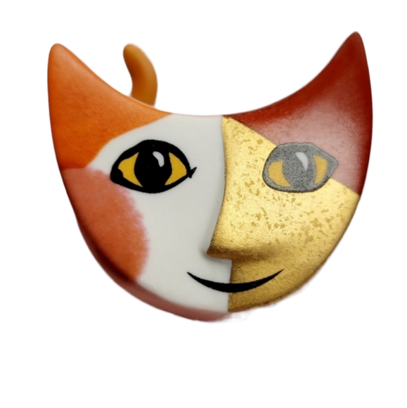 Pink Cat Figurine Lara by Goebel Rosina Wachtmeister - Picture 9 of 11